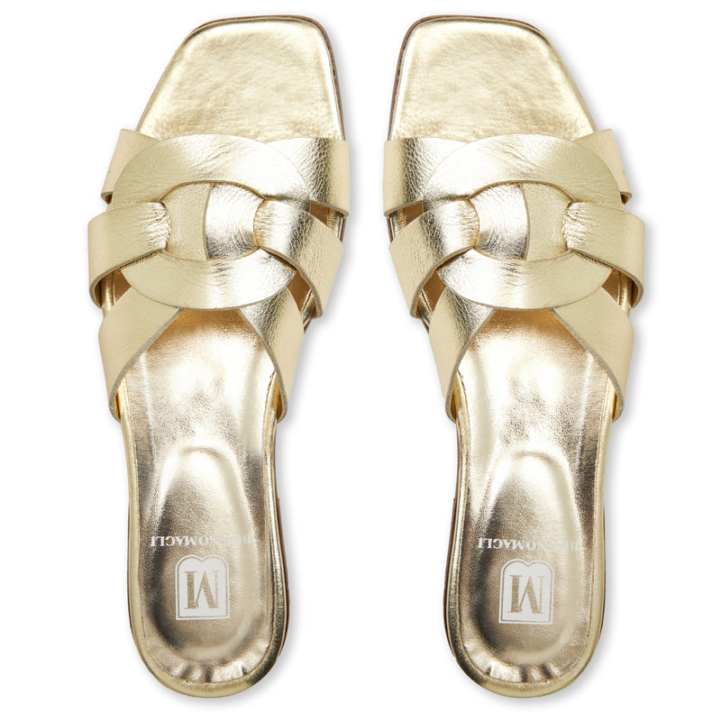 ALESSIA GOLD METALLIC sandal