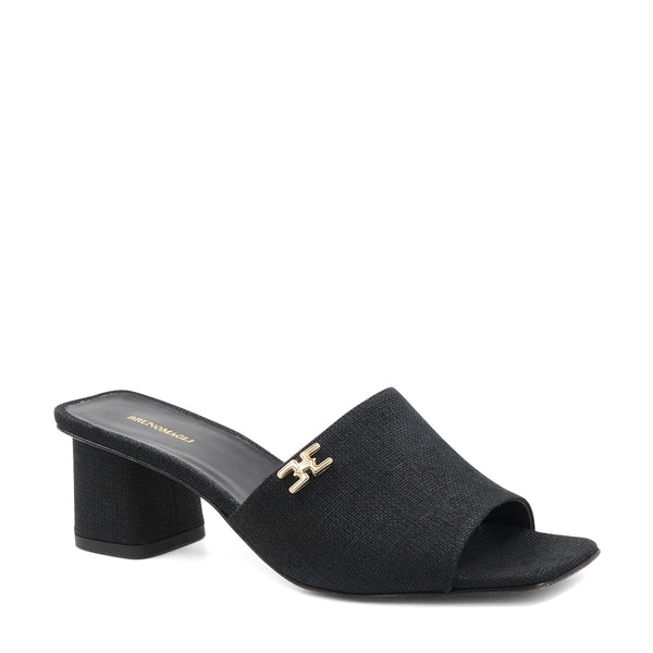 Alessandra Black Linen – Bruno Magli