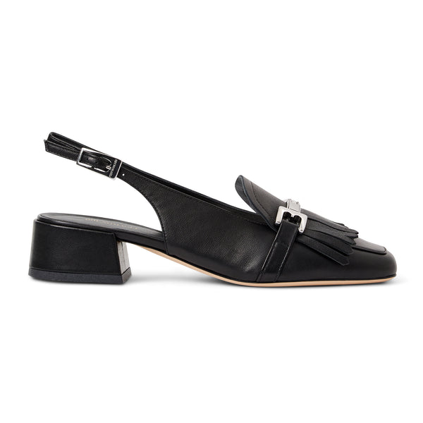 BRUNOMAGLI ブラック スリングバック ハイヒール Olive Slingback – Bruno Magli
