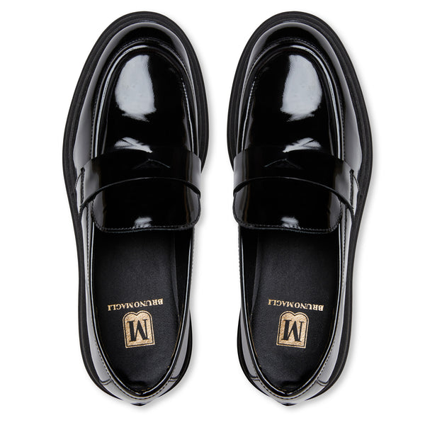 SIENNA Casual M Loafer BLACK PATENT Bruno Magli