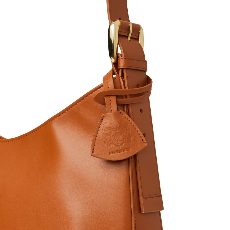 Cora Hobo handbag Cognac Nappa Leather