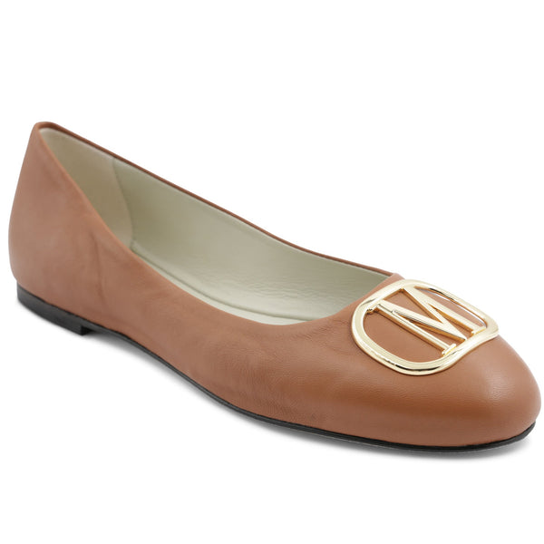 Cognac ballet best sale flats