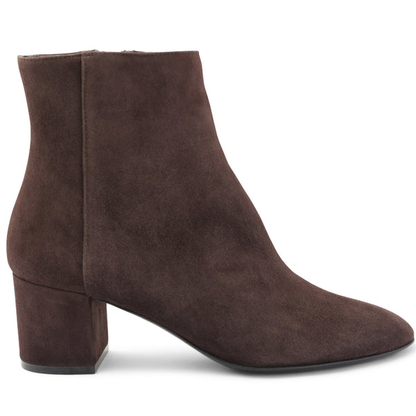 Vinny Suede Ankle Boot - Chocolate