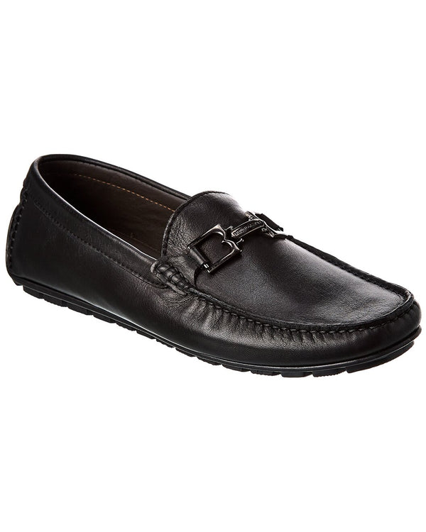 XAVIER Casual Moccasin BLACK LEATHER