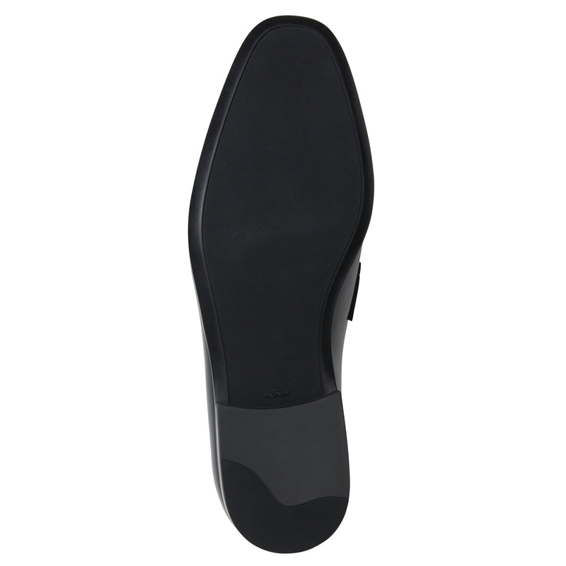 Saffo Slip On Black Bit loafer Black Leather