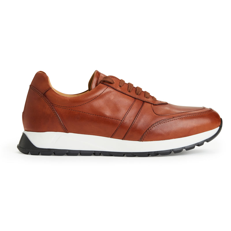 ACE Modern Leather sneaker COGNAC – Bruno Magli