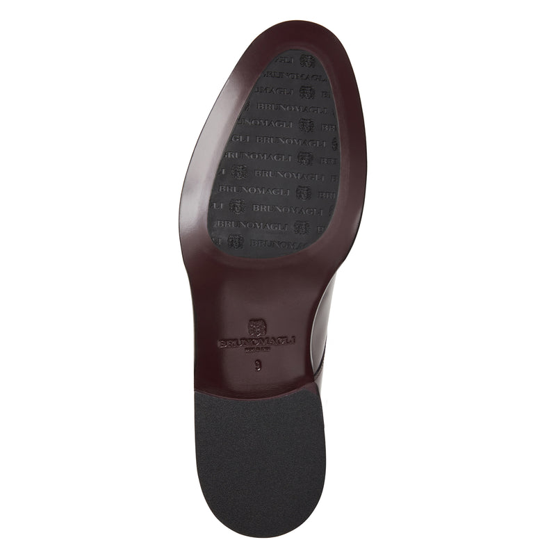 Alfeo Double Monk Strap-Bordeaux