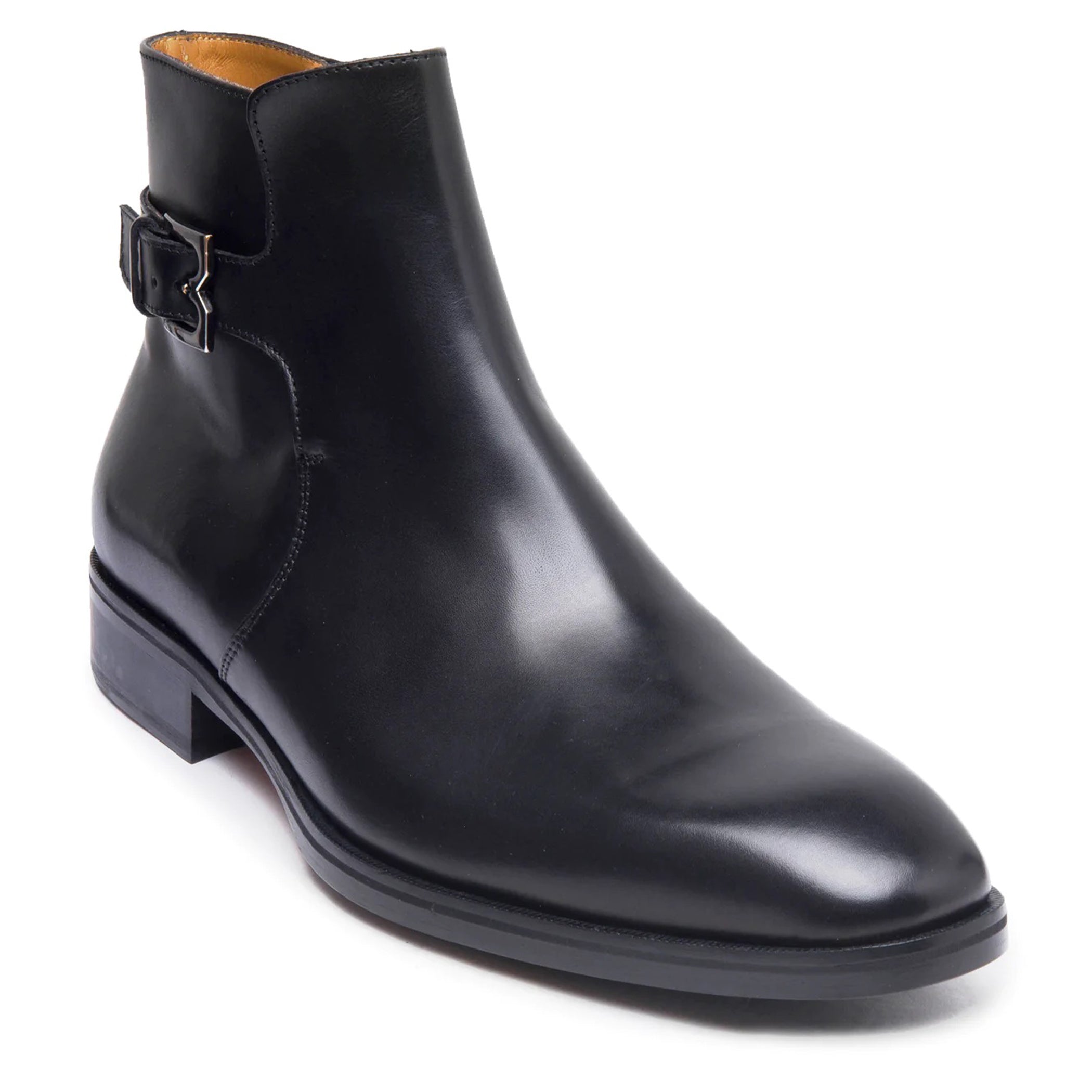 Angiolini Leather Dress Boot - Black – Bruno Magli