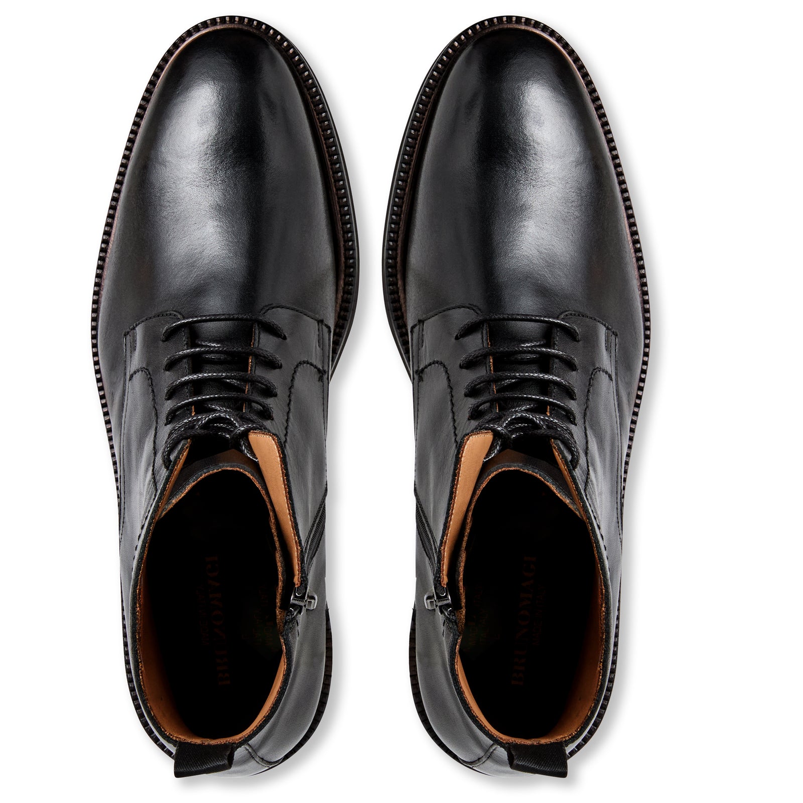 Bruno Magli Anthony Calf-Skin Leather Derby Boot (BM1057) Black / 7 US Bruno Magli Anthony Calf-Skin Leather Derby Boot (BM1057) Black / 7 US