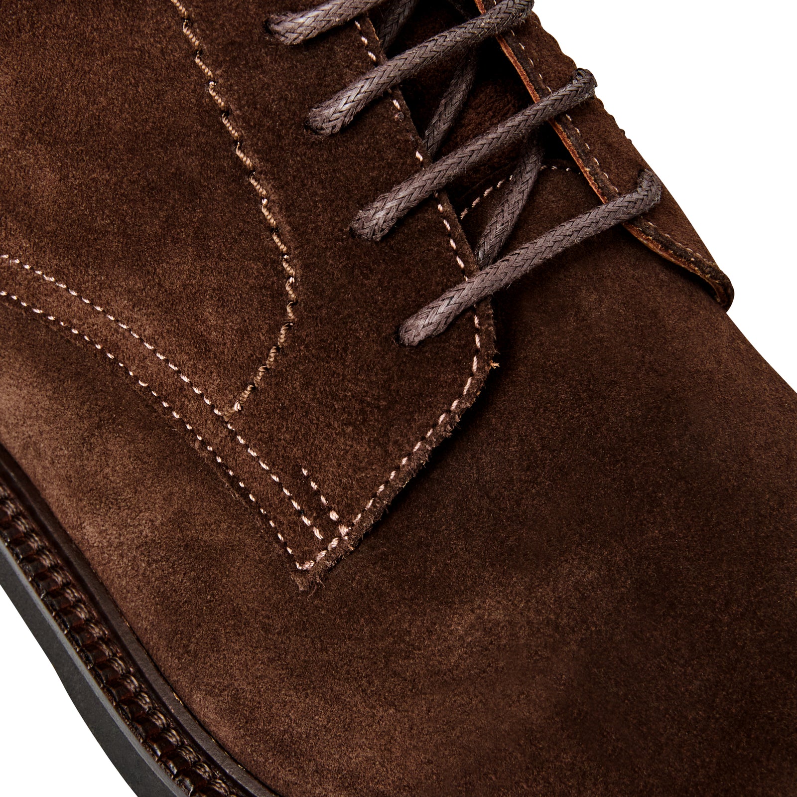 Bruno Magli Dark Brown Suede Chukka Boots‎ Bruno Magli Lincoln BM600251 Mens Brown Suede Lace Up  main image 2