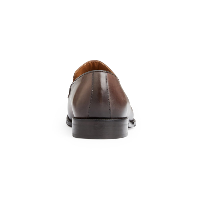 Arezzo Burnished Penny Loafer- Truffle
