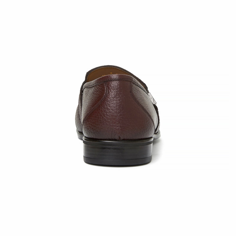 Arlo Slip On Side Bit  Loafer Brown Leather