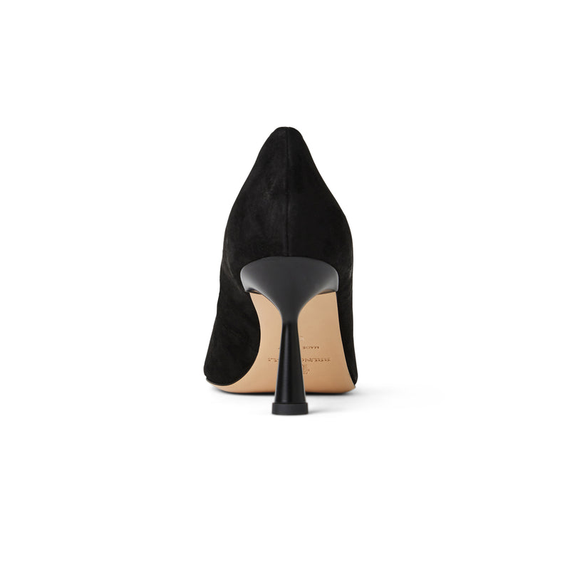 BABETTE CLASSIC SUEDE PUMP-BLACK SUEDE