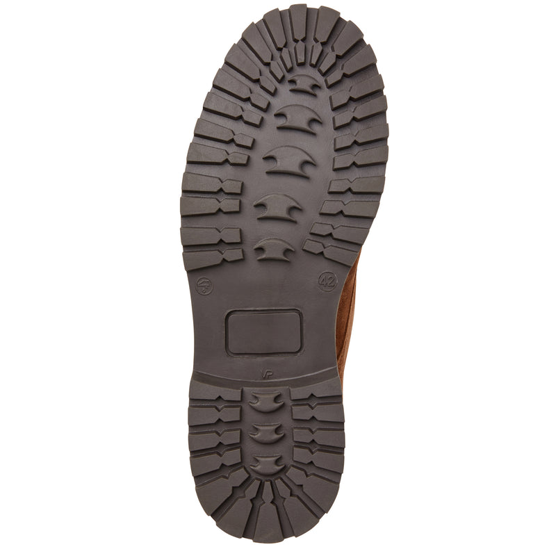 Bennett Lace-Up Suede Boot-Cognac