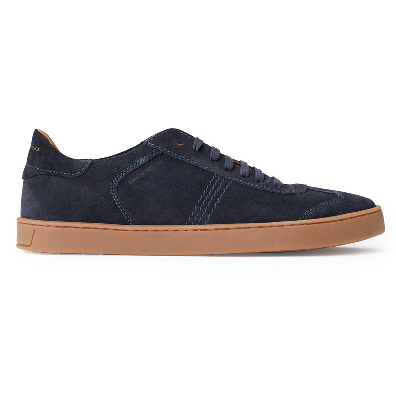 Bono Suede Lace-up Sneaker-Dark Blue