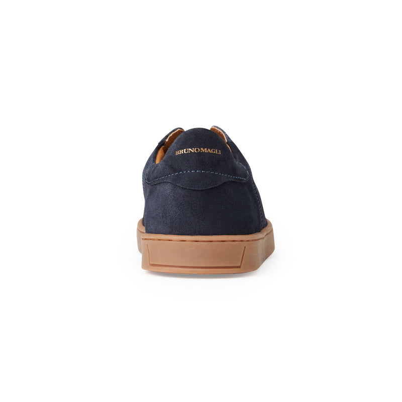 Bono Suede Lace-up Sneaker-Dark Blue