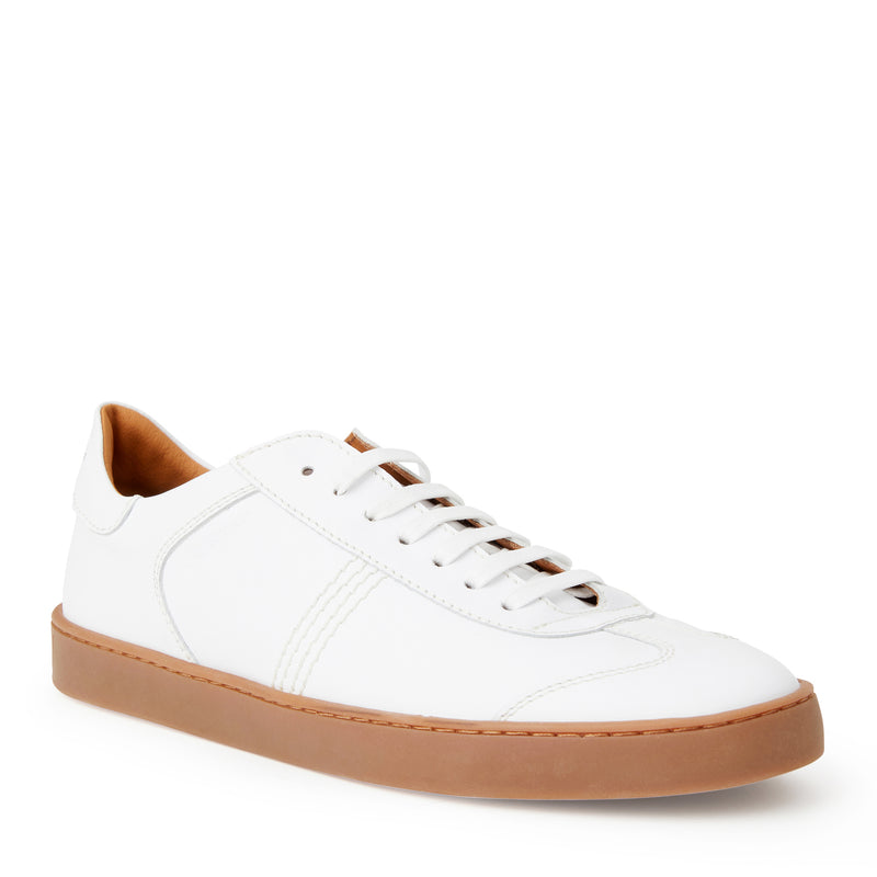 Bono Leather Lace-up Sneaker- White