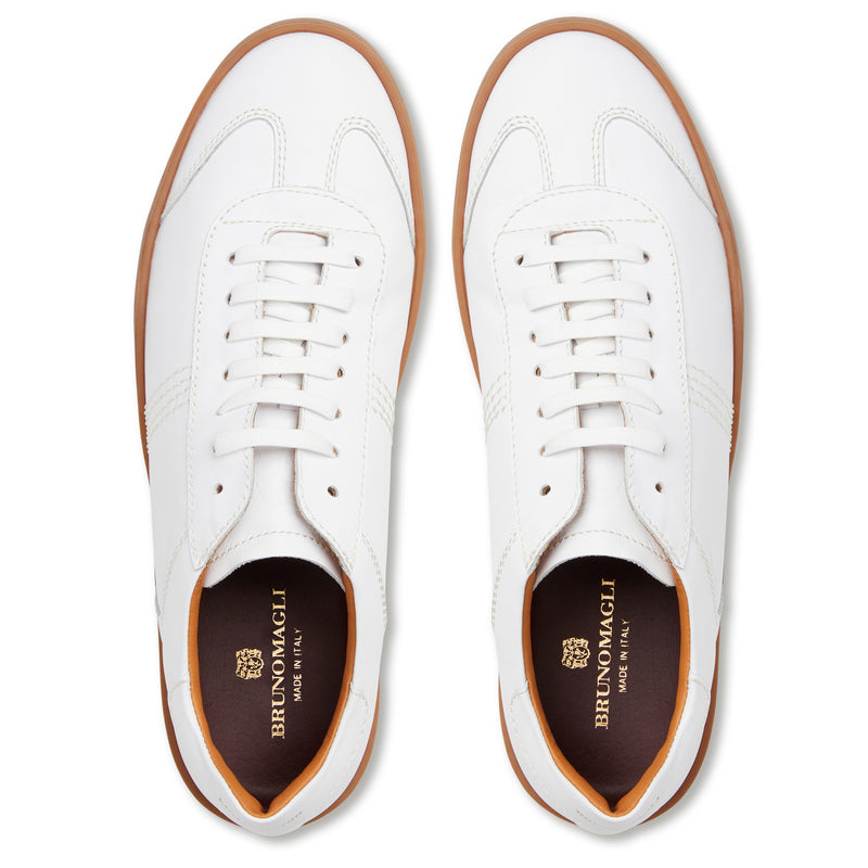 Bono Leather Lace-up Sneaker- White