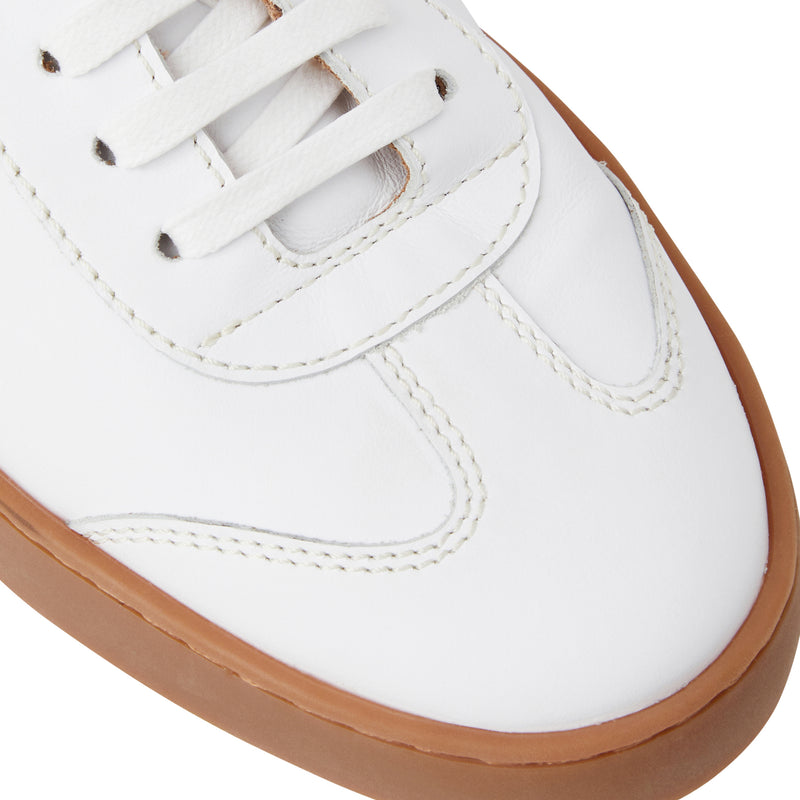 Bono Leather Lace-up Sneaker- White