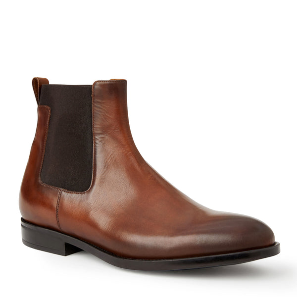 Byron Double Gore Slip-on Boot-Cognac