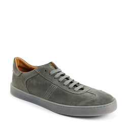 Grey online suede sneakers