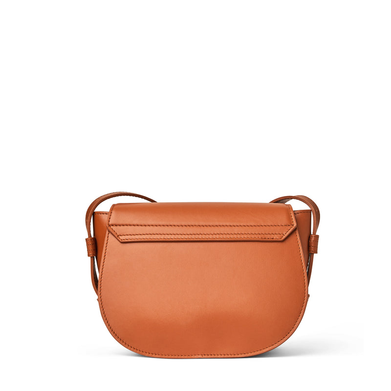 Camilla equestrian inspired Handbag Cognac Nappa Leather