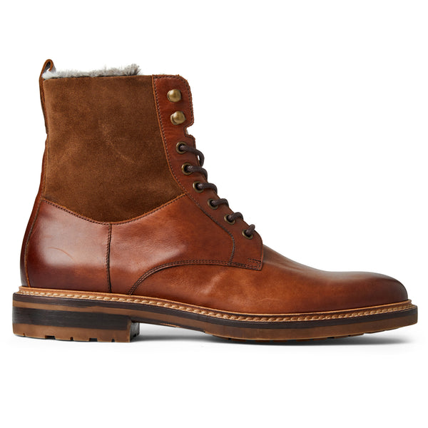 Cerone Cognac Calf/Suede Boot