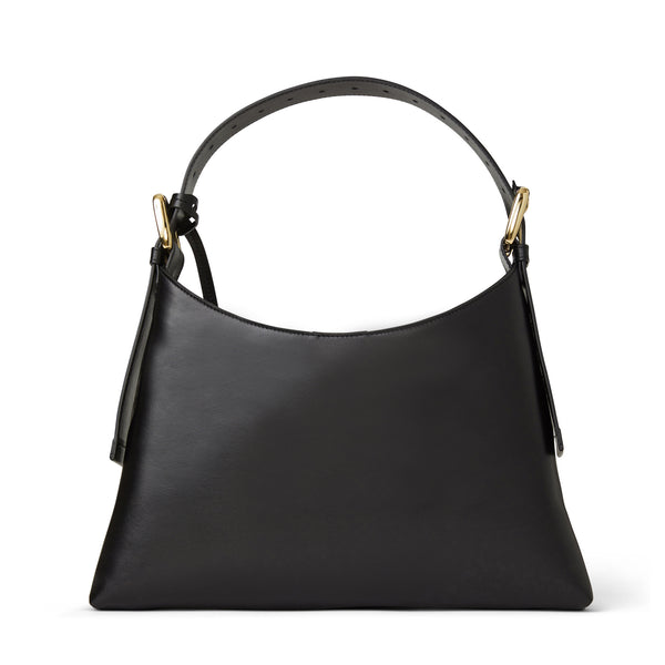 Cora Mini Hobo handbag Black nappa leather – Bruno Magli
