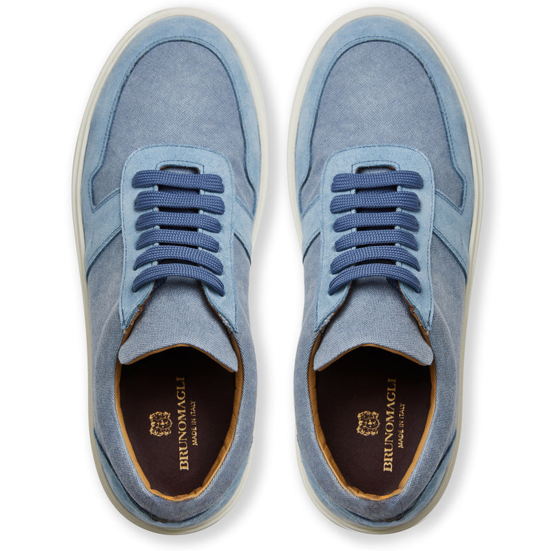 Darian Sneaker Light Blue Canvas