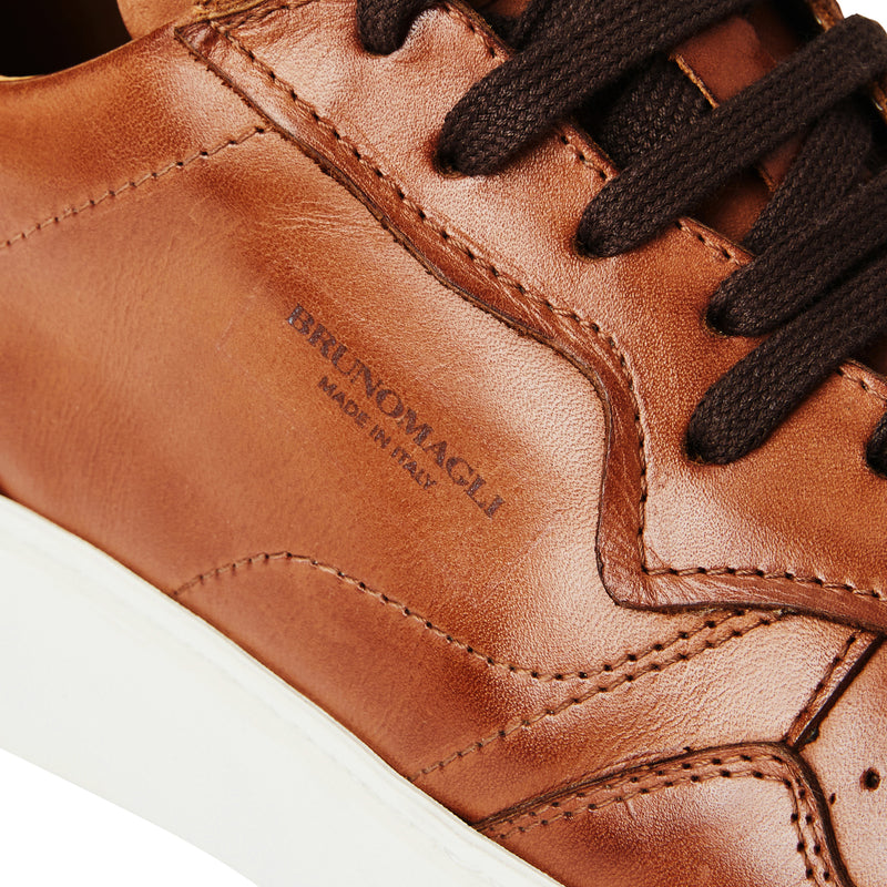 Dezi Cup Sole Sneaker-Cognac