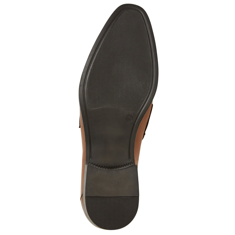 DURANTE Tapered Modern Penny Loafer COGNAC