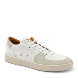 Ducca Lace-Up Leather Oxford Sneaker - White