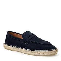 EDUARDO ESPADRILLE LOAFER- NAVY BLUE SUEDE