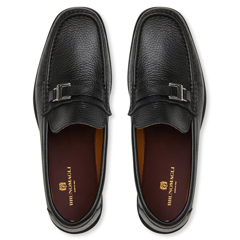 ENZIO Classic Moccasin Slip on Loafer