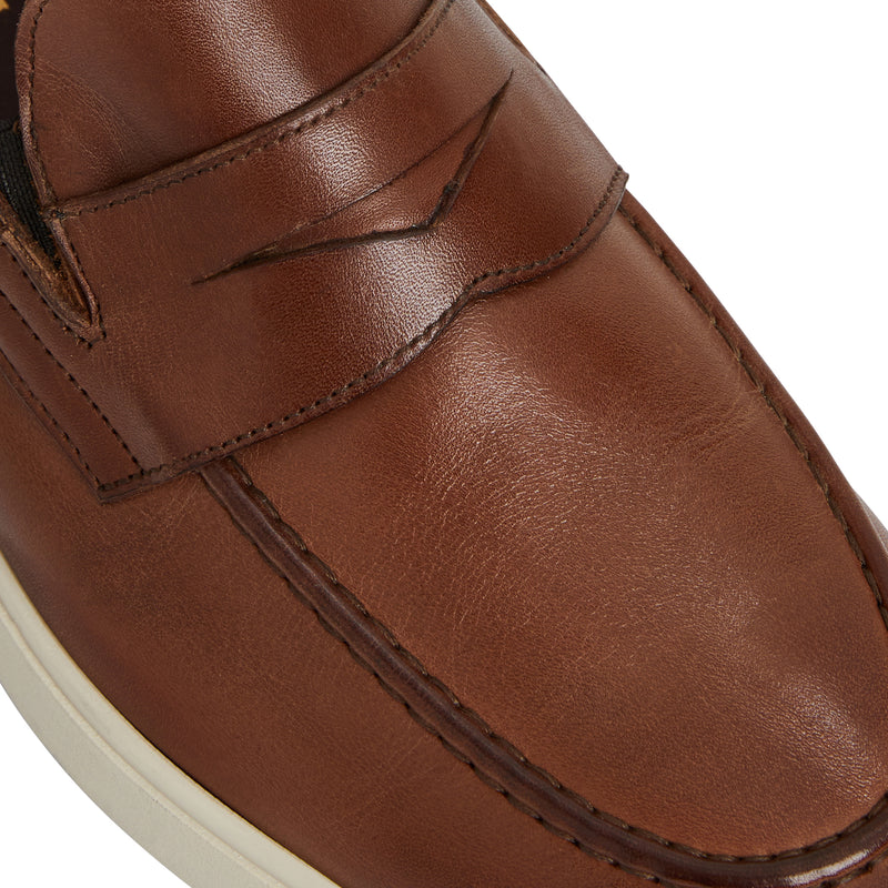 Ettore Slip On Loafer Cognac Leather