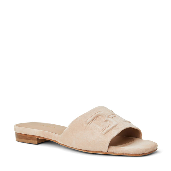 FABIA Single Banded slide SAND SUEDE