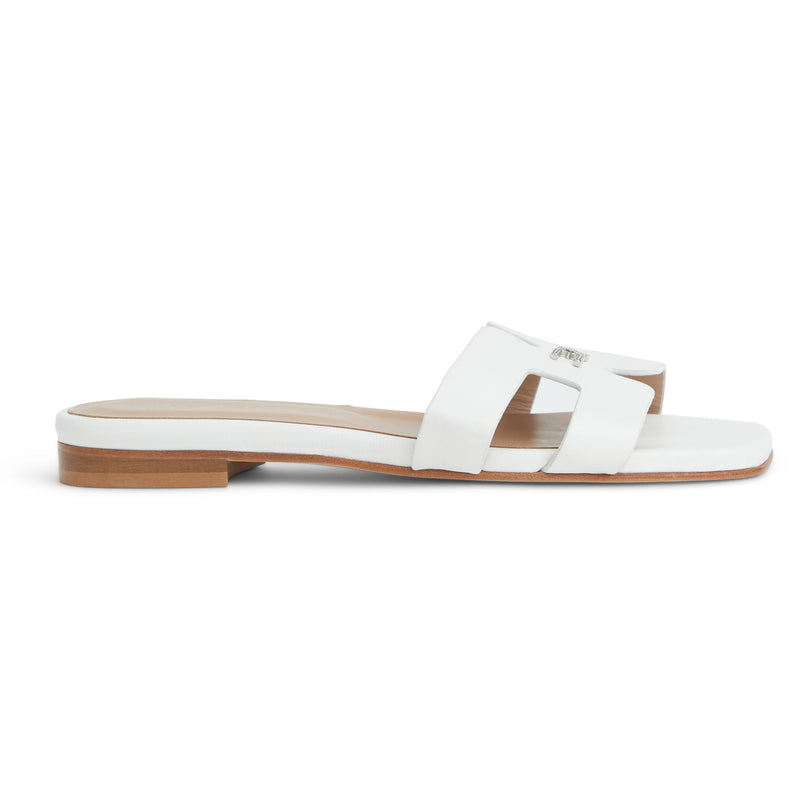 10mm Leather Flat Sandals