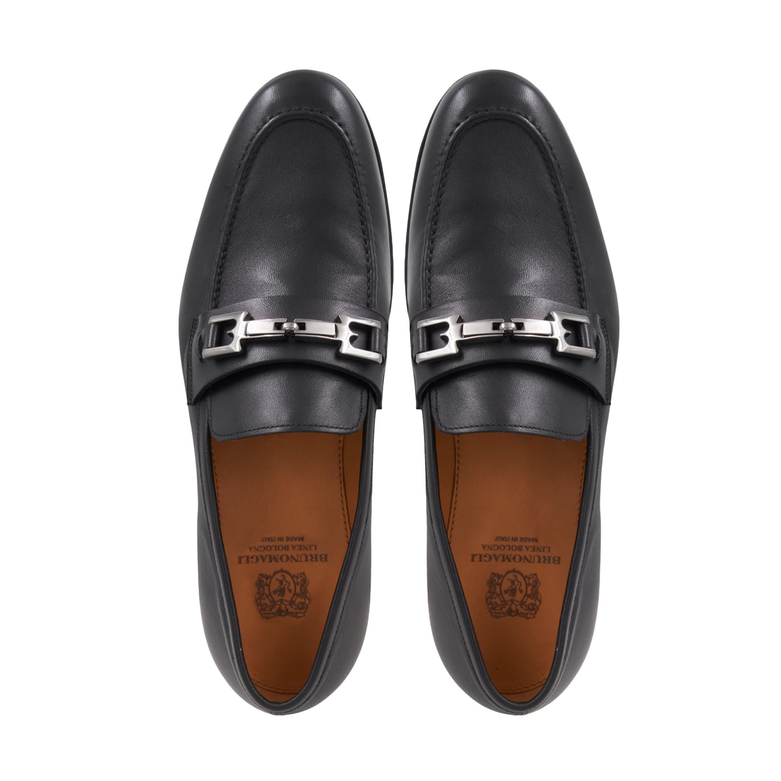 Bruno Magli Bit Loafers Mens 10 Anthony Leather Horsebit Classic Black Italy Designer Loafers Bruno Magli Horsebit Loafers Bruno Magli  main image 2