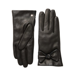 M by Bruno women's knotted bow glove black