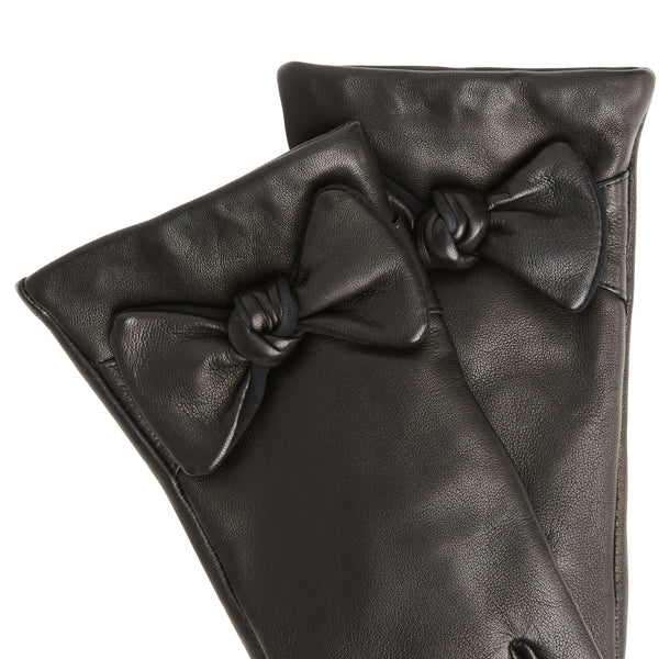 M by Bruno women's knotted bow glove black