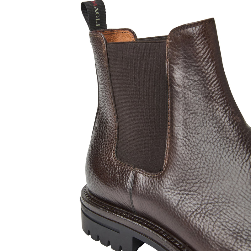 Hayden Chelsea leather Boot Brown Bruno Magli