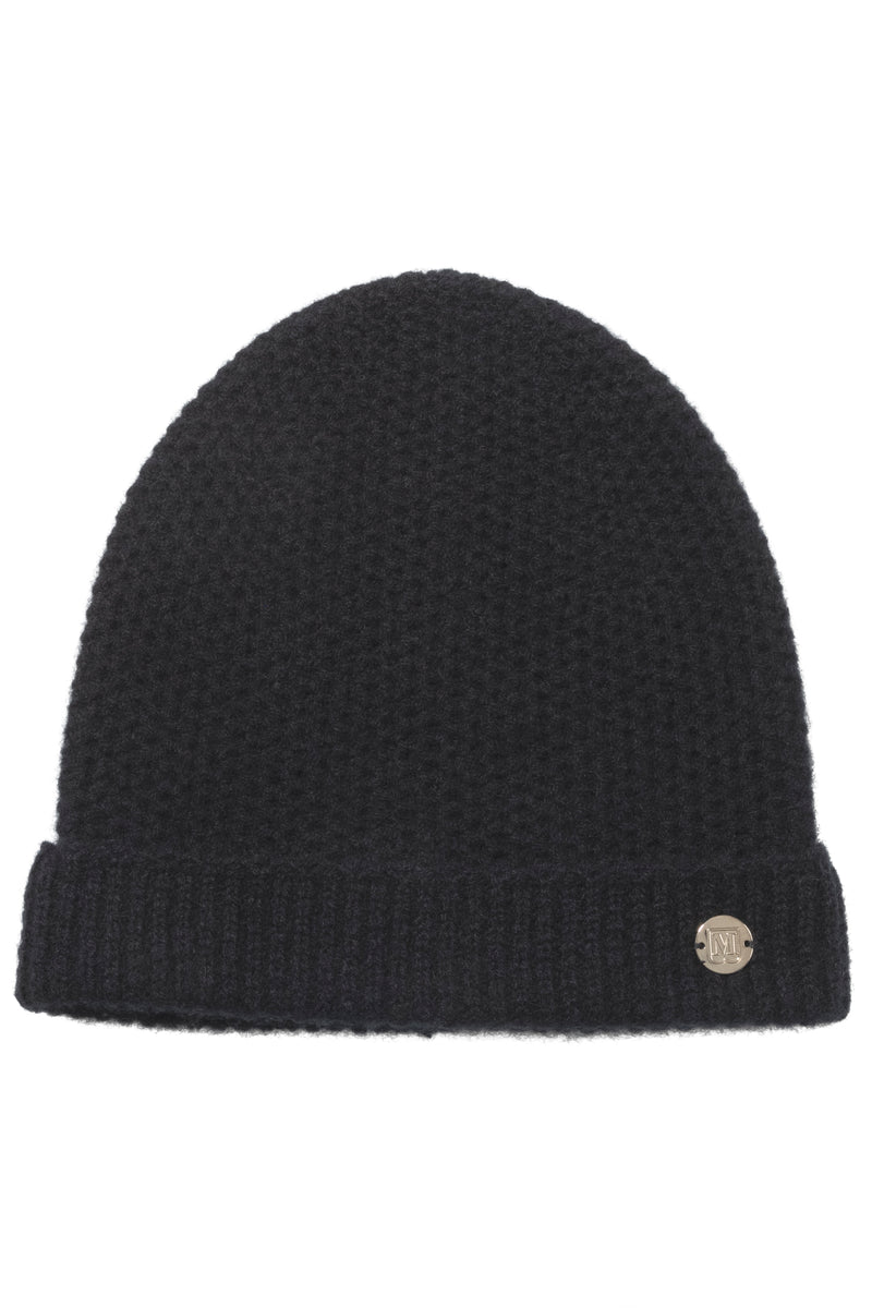 M by Bruno Women's Honeycomb knit hat blk