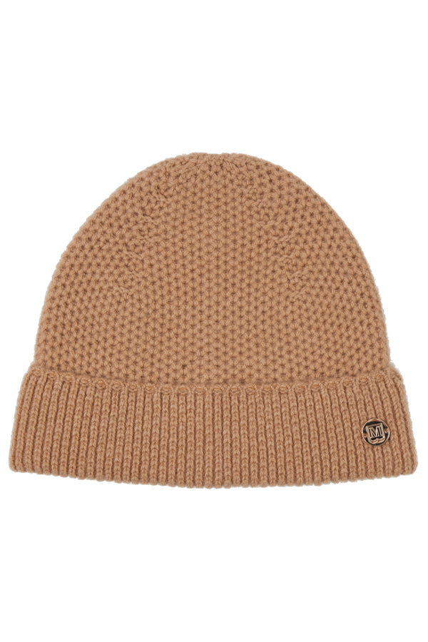 M by Bruno Women's Honeycomb knit hat camel