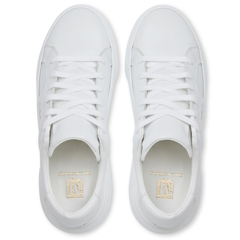 Bruno magli white sneakers sales
