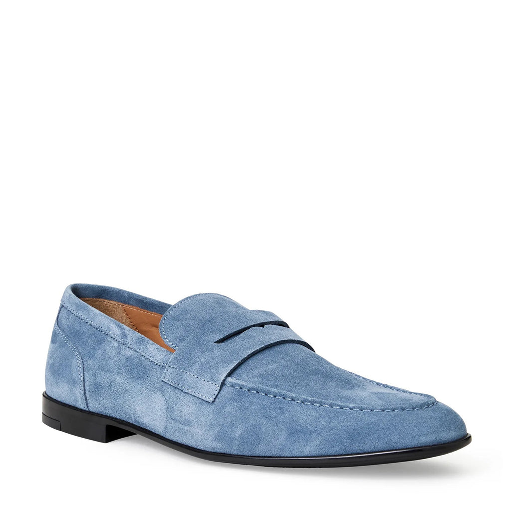 Mens navy suede loafers outlet