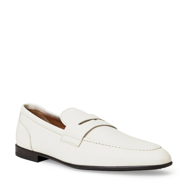 LASTRA SLIP-ON LEATHER LOAFER-OFF WHITE