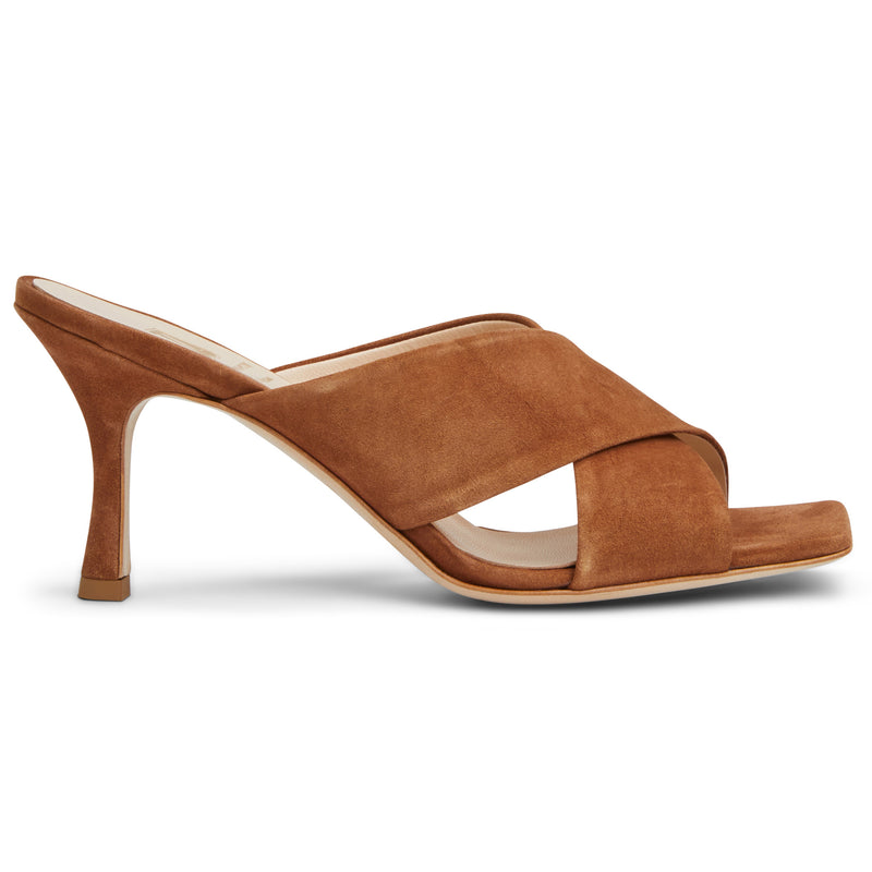 LISOTTA COGNAC SUEDE pump