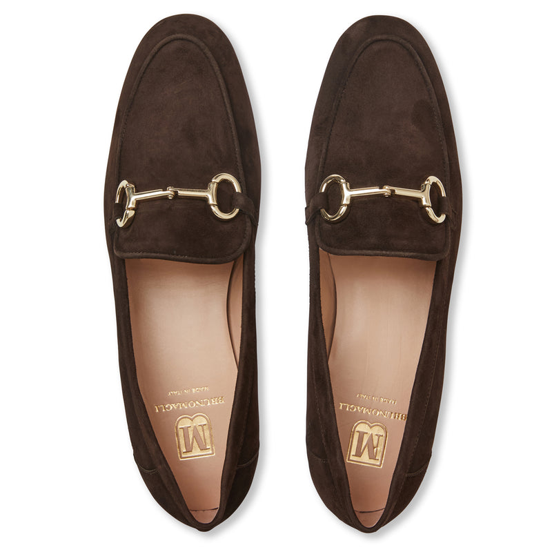 Luna Loafer Brown Suede