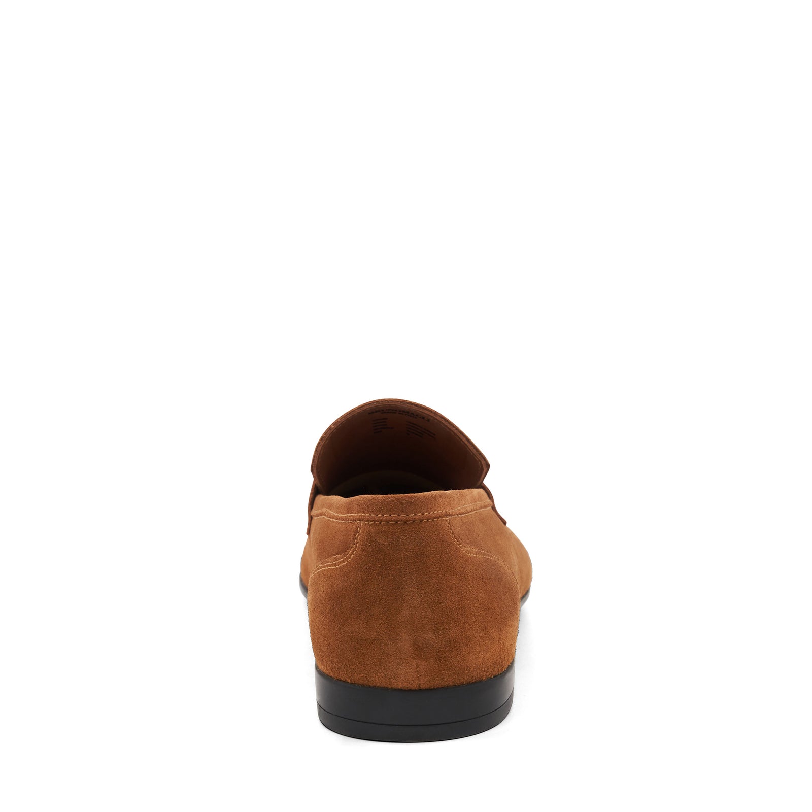 Men’s Suede Nubuck Penny Cognac Brown Shoes 10.5 Baxton Brown Suede Leather Loafers For Men - The Jacket Maker main image 3