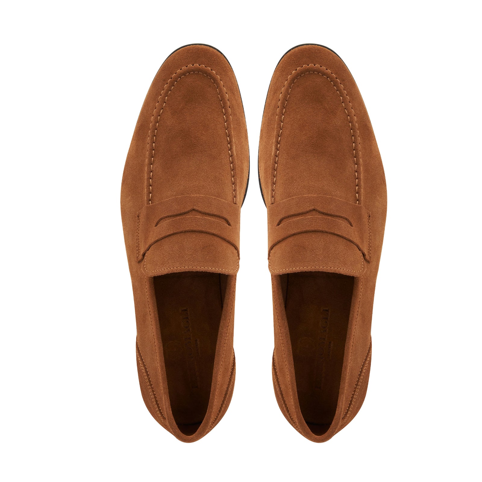 Bruno Magli Men\'s Lastra Leather Penny Loafers In Brown... Size 10.5 Amazon.com | Bruno Magli - Men main image 4